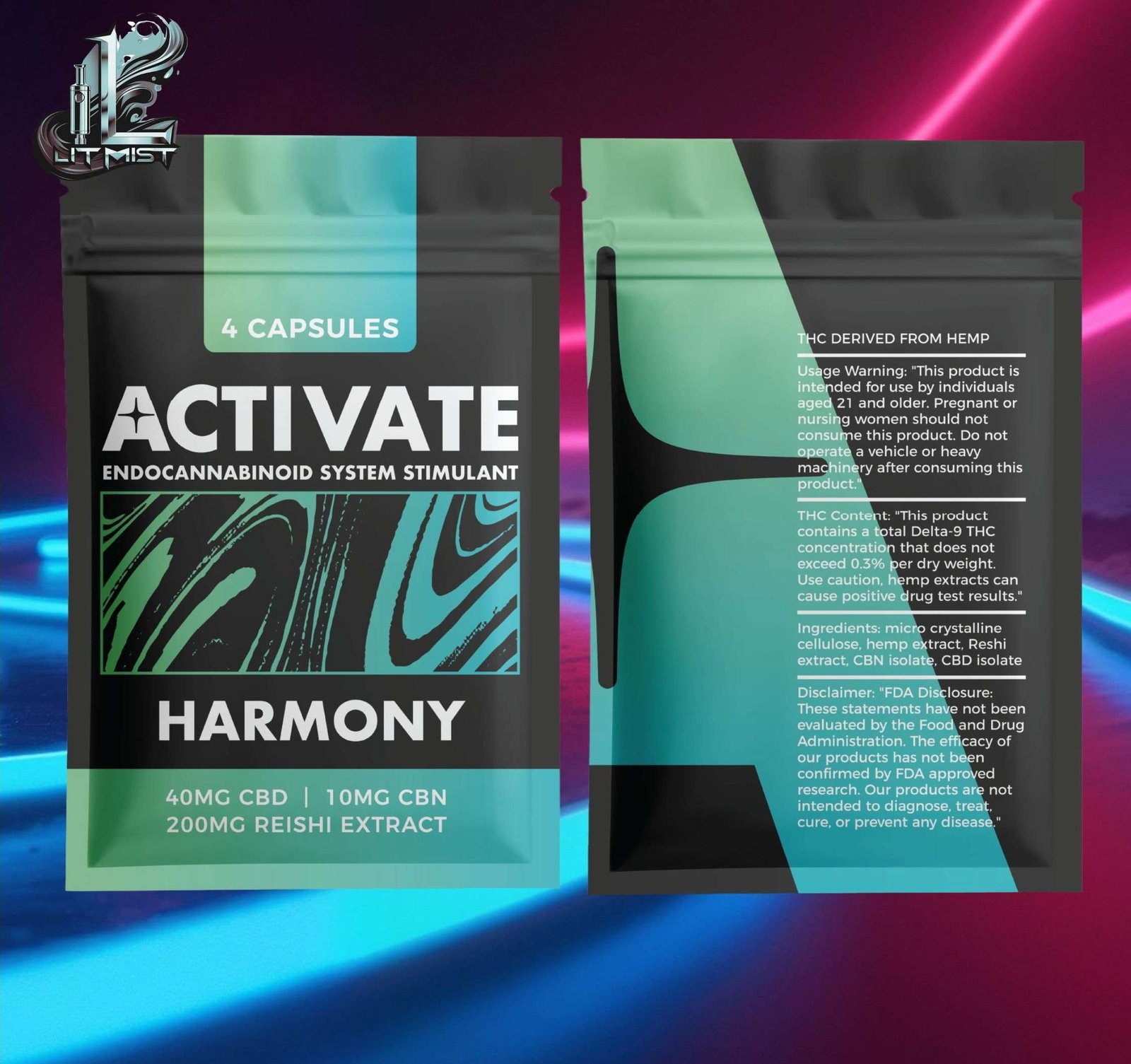 activate harmony thc delta 9