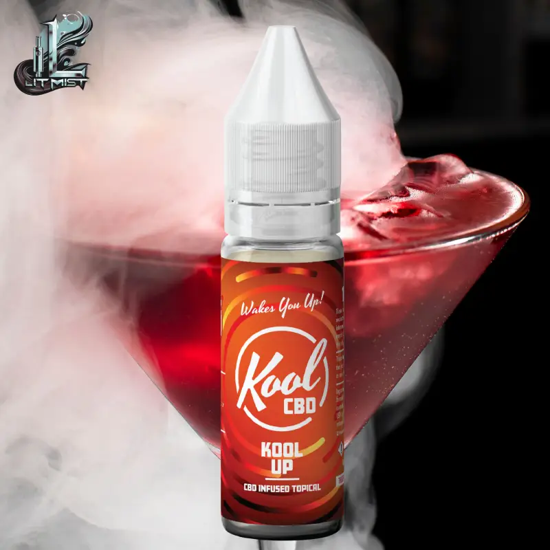 kool up cbd vape juice 15ml with background