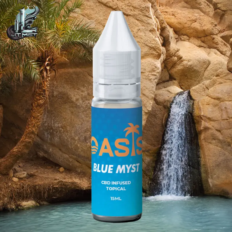 oasis blue myst cbd vape juice 15ml