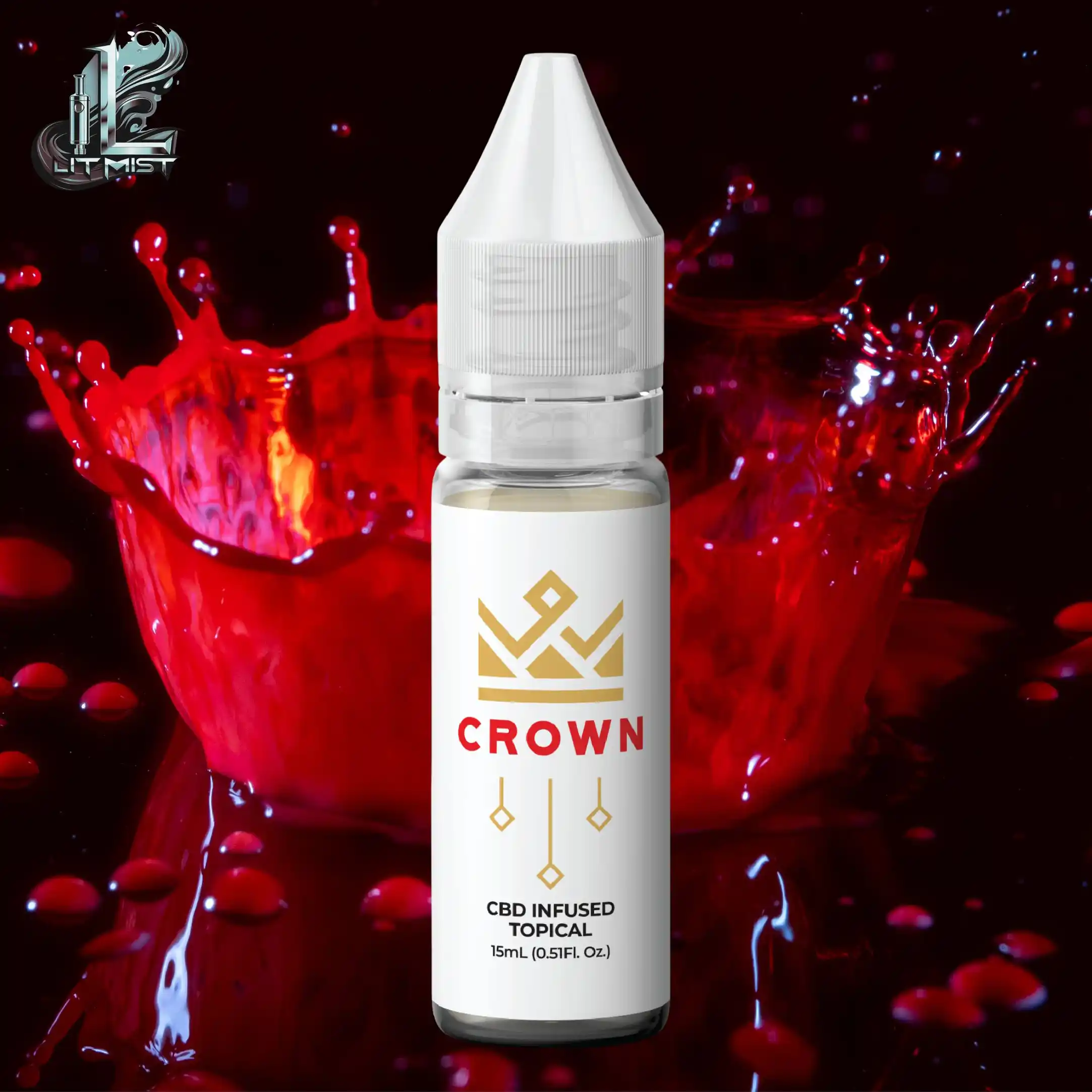 crown red cbd vape juice 15ml