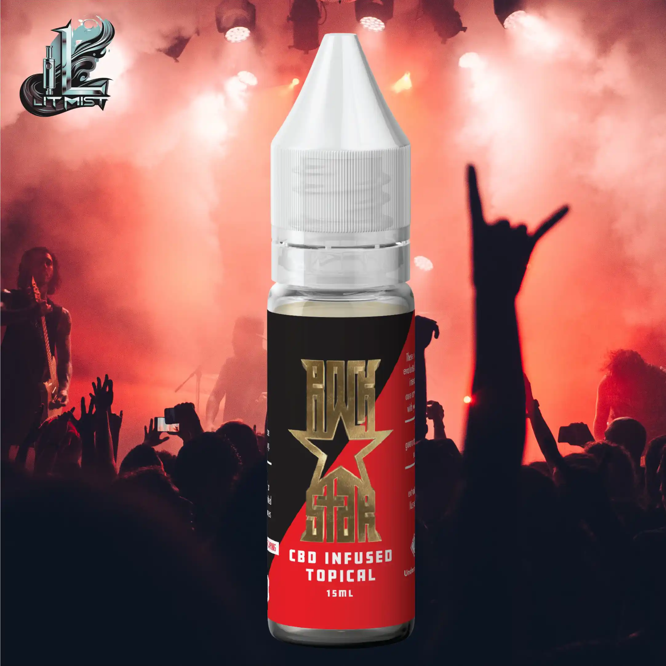 rockstar black/red cbd vape juice 15ml