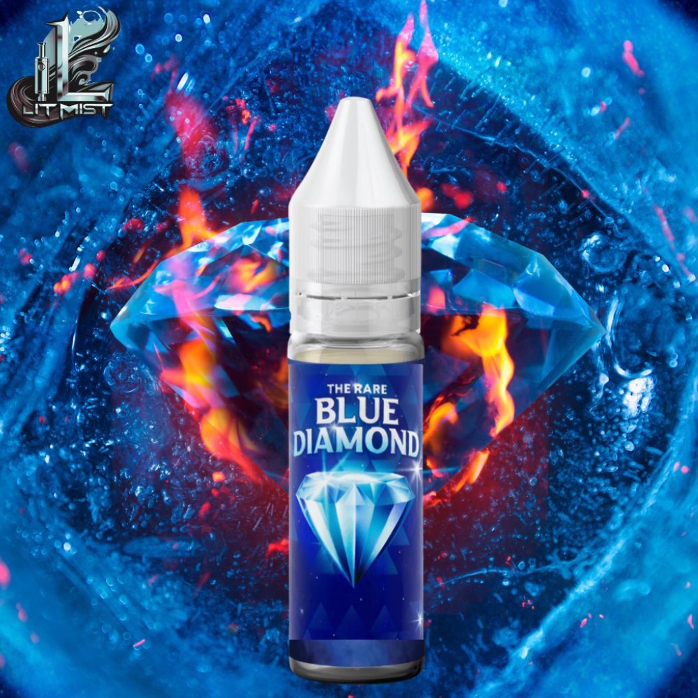the rare blue diamon cbd vape juice 15ml
